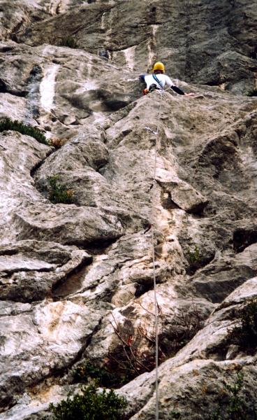 Climbing at the Bastille, Grenoble