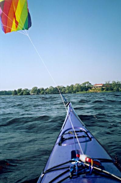 Kite Kayaking