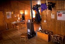 Inside an Abiskojaure cabin